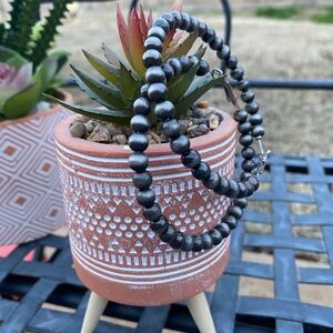 Costume Navajo Pearl Hoop Earrings - 2 1/2”